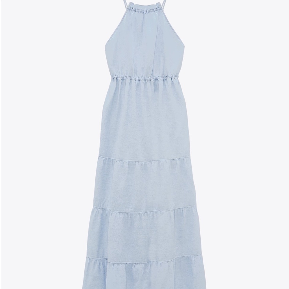 Zara Linen Blend Dress